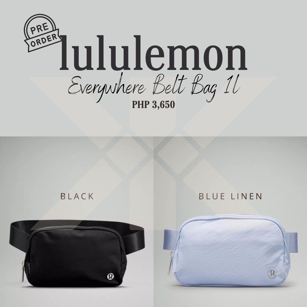 PREORDER: Lululemon Everywhere Belt Bag 1L, Women's Fashion, Bags &  Wallets, Cross-body Bags on Carousell