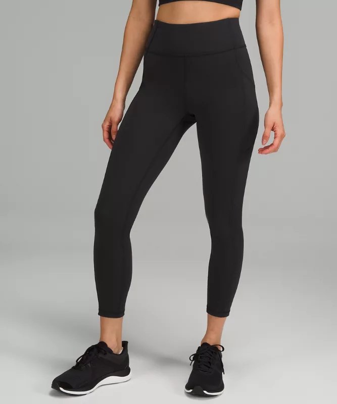 Lululemon Invigorate High-Rise Tight with Pockets 25, US 4, Red Merlot,  Women's Fashion, Activewear on Carousell