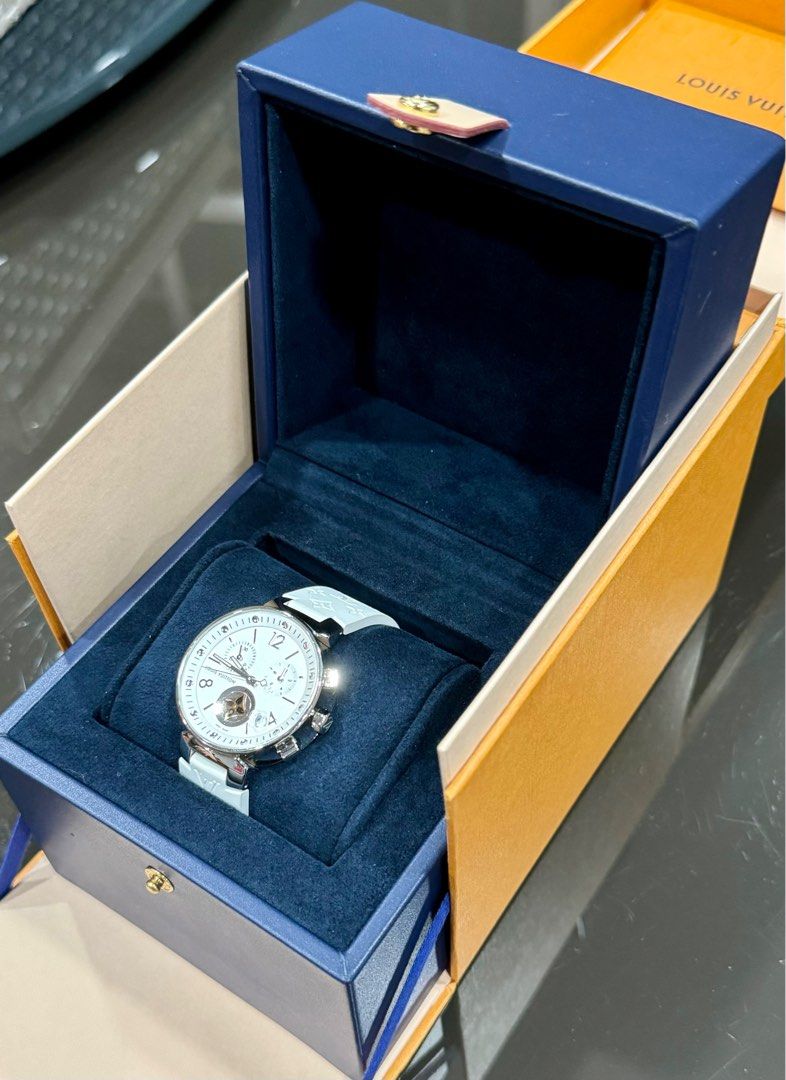 LV Louis Vuitton Tambour Moon Star Chronograph, Luxury, Watches