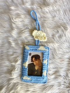 [MADE TO ORDER] Clouds crochet photocard holder