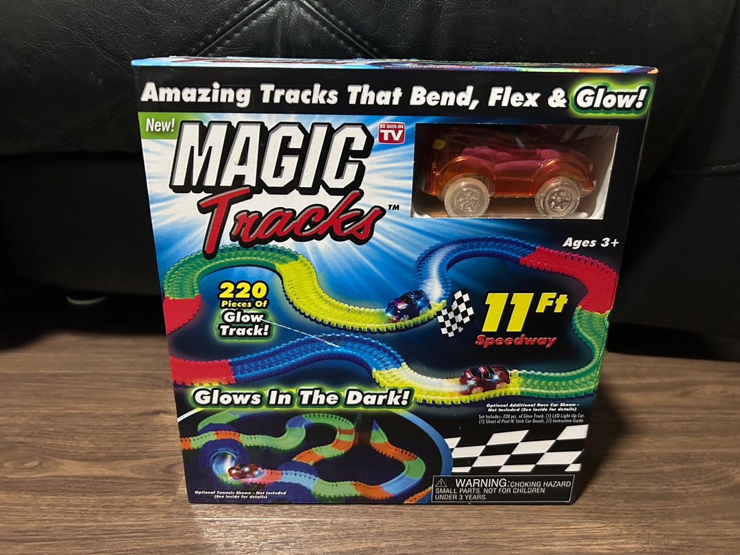 Magic Tracks Light Up Race Car As Seen on TV 