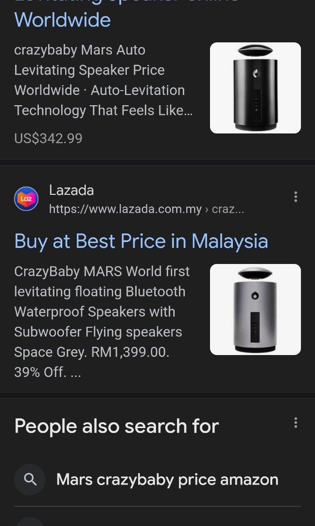 MARS CRAZYBABY BLUETOOTH SPEAKER Audio Soundbars Speakers