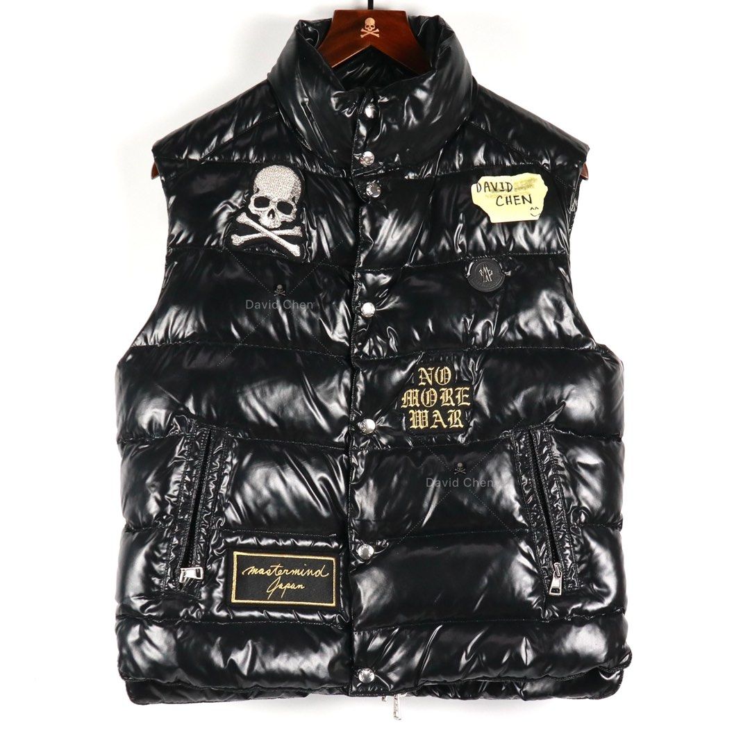 Mastermind Japan MMJ 13SS Dreaming x Moncler Goose Feather Puffed Down Vest logo