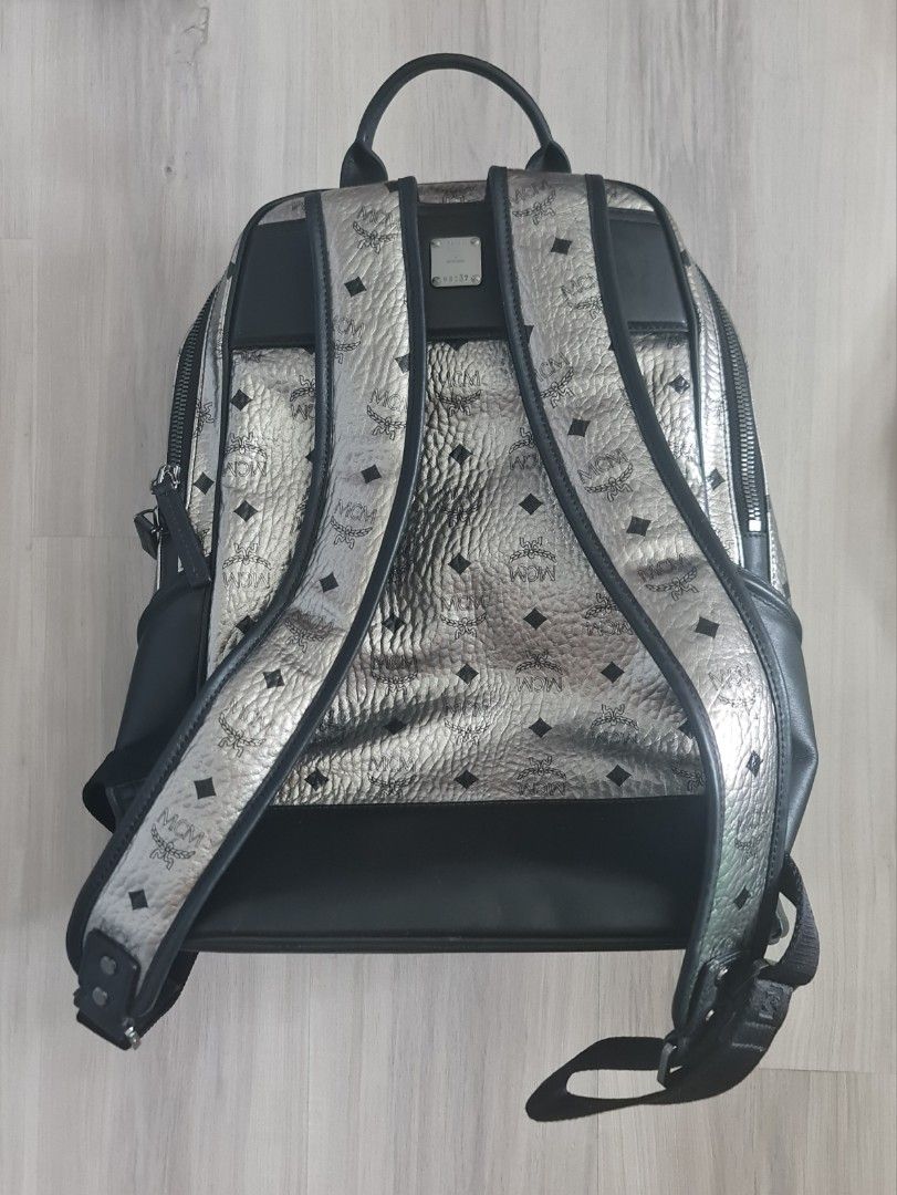 Mcm gray backpack store
