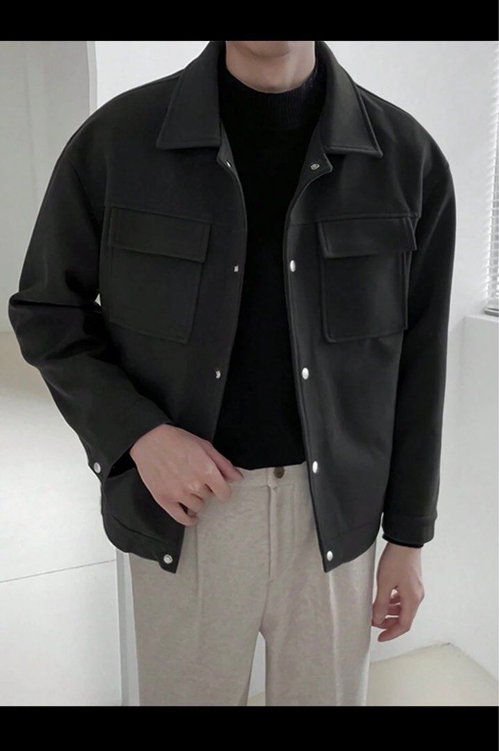 Men jacket (Category: Coats, Jackets and Outerwear) located in Singapore. Submitted by xnfpteltd (Listing ID 1281669913, Image 1). Description: Hi bought the wrong size therefore selling! Haven’t worn!! 1x black 1x apricot.