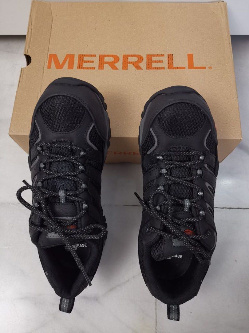 Merrell Men s Moab Vertex Vent Comp Toe Work Shoe Black Men s