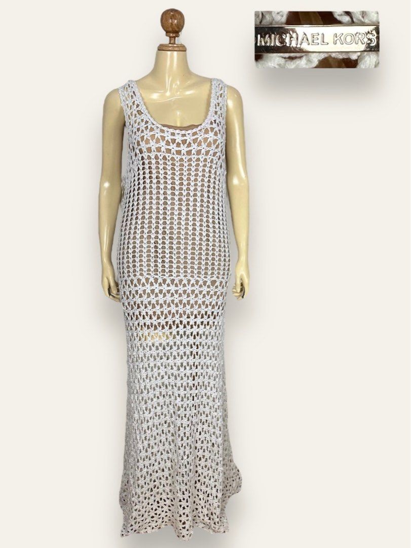 Michael kors crochet on sale dress
