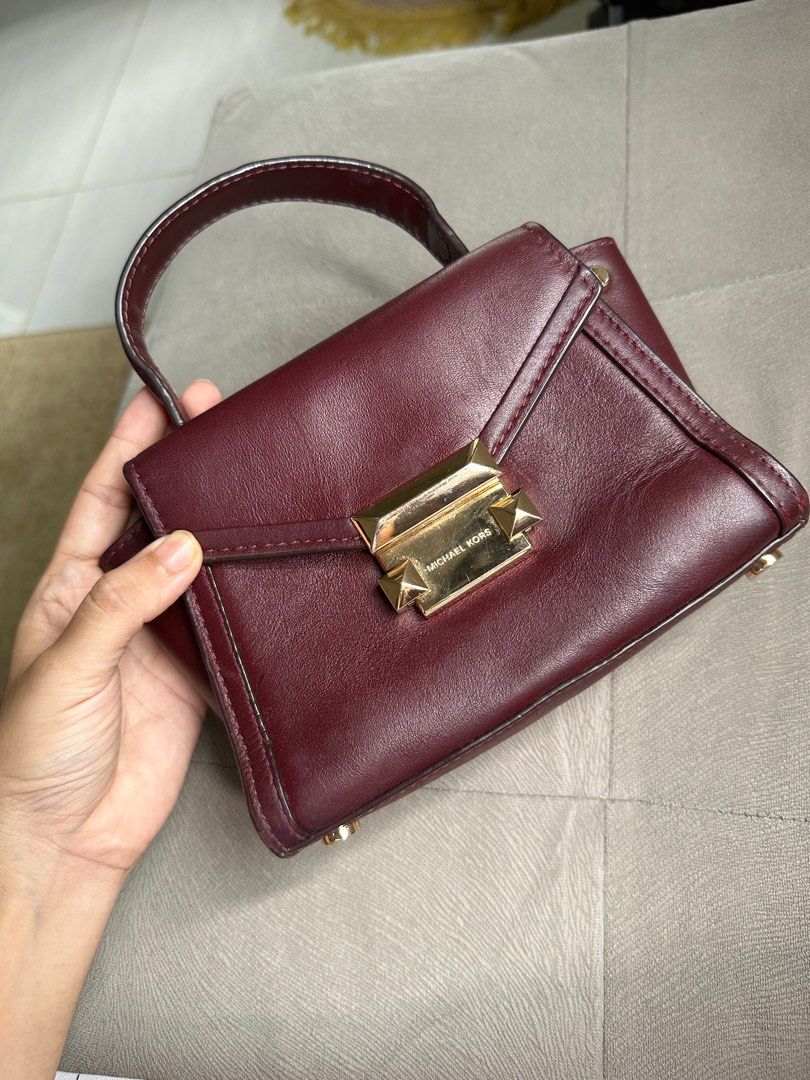 Michael kors whitney maroon online