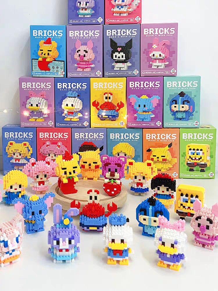 Miniature lego shop blocks