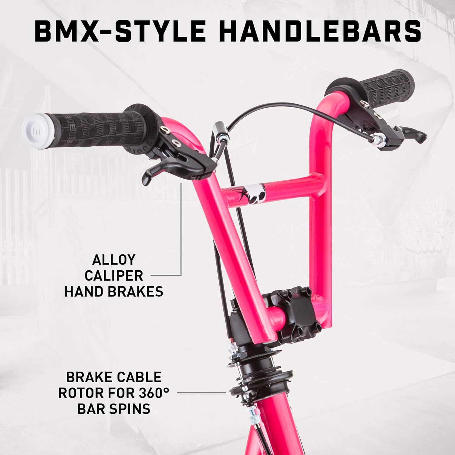 Mongoose Expo Youth Scooter Front and Rear Caliper Brakes Rear
