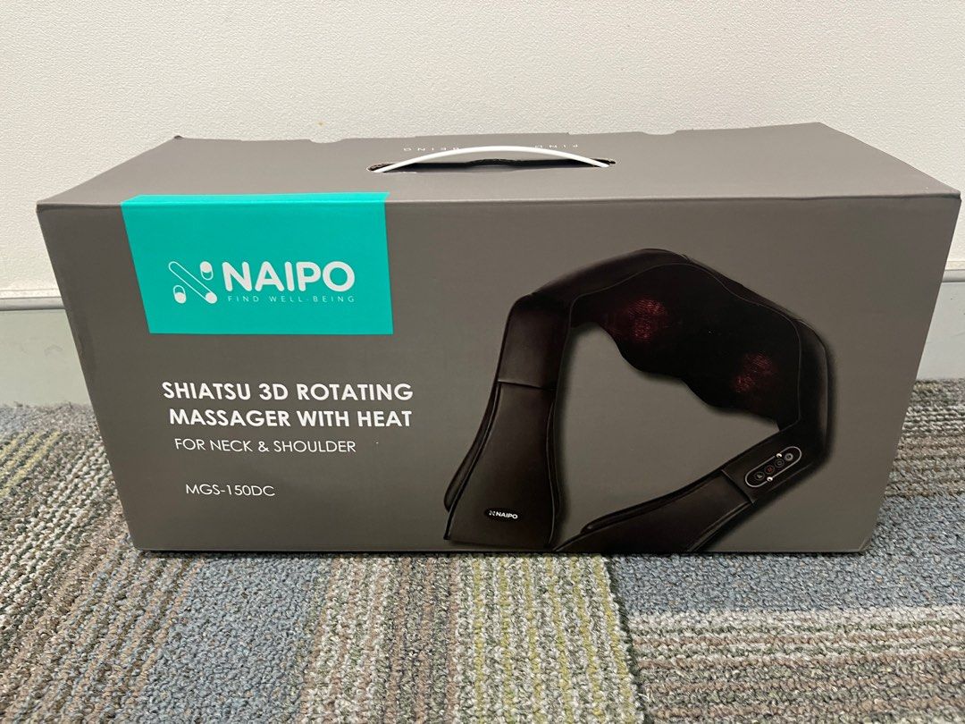 Naipo shiatsu 3d best sale rotating