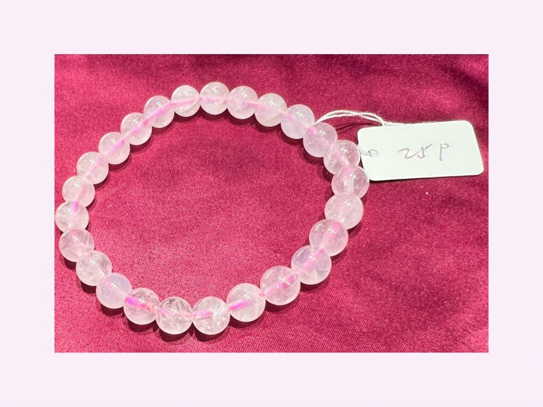Natural Rose Quartz Beads Women s Fashion Jewelry Organisers