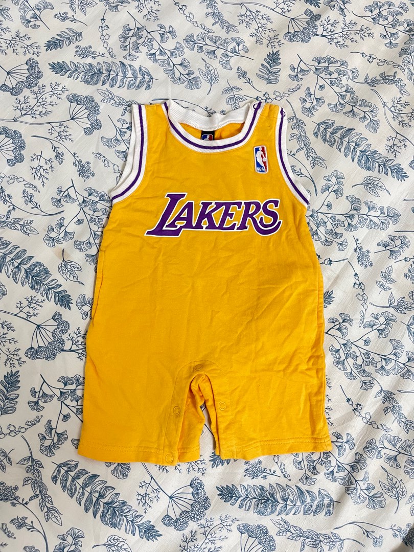 NBA LAKERS JUMPER SLEEVELESS KIDS BABY ROMPER