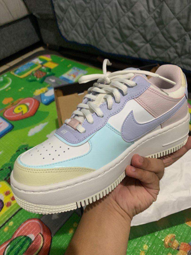 Nike Air force 1 shadow pastel Women s Fashion Footwear Sneakers on Carousell
