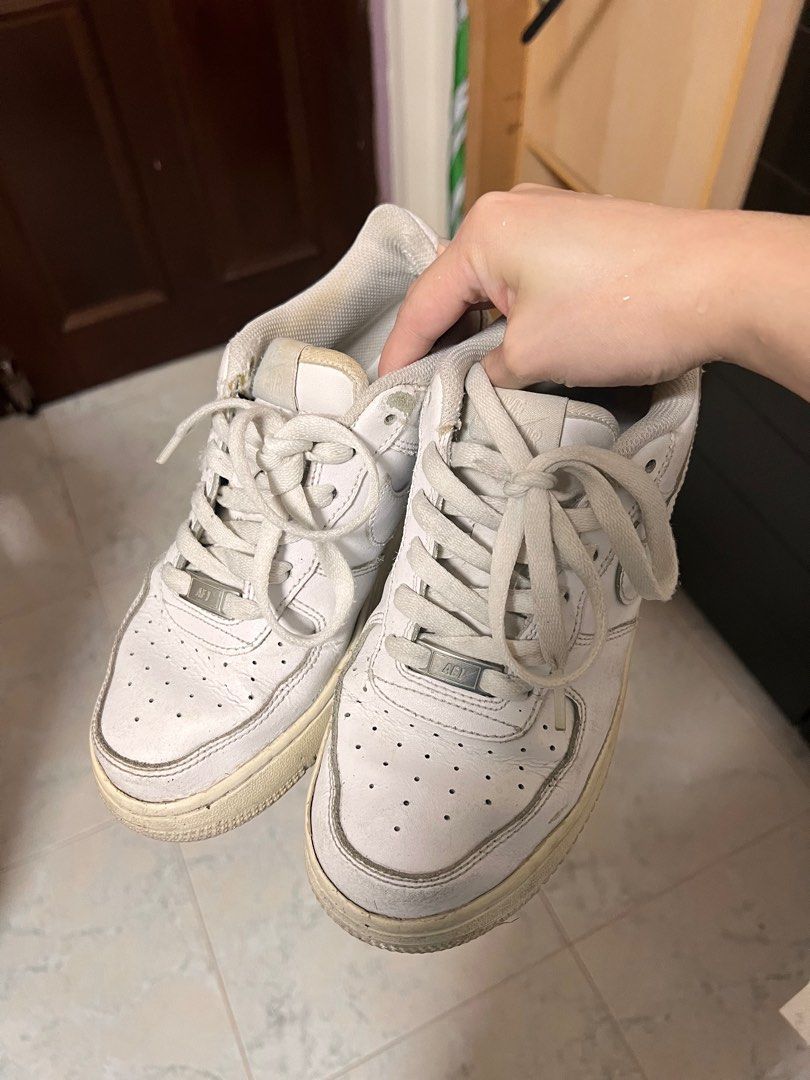 Nike Air Force 1 White Women s Fashion Footwear Sneakers on