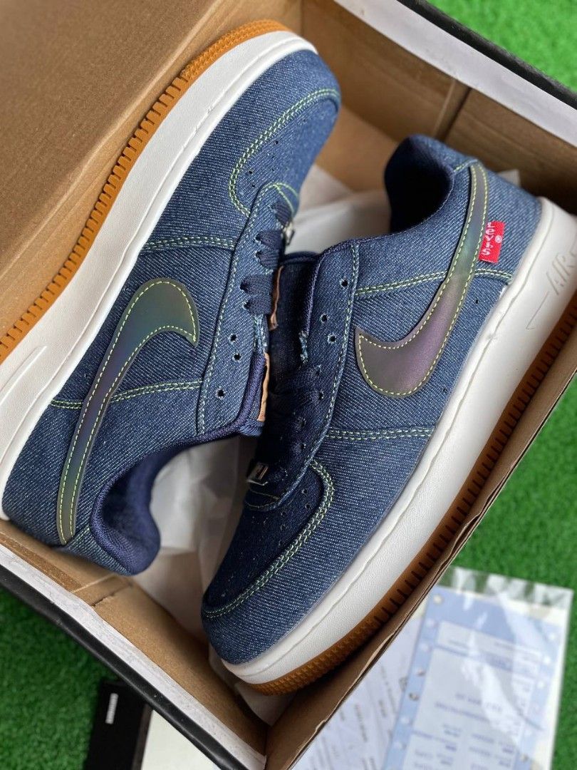 Nike airforce 1 x levis navy saiz 37 45