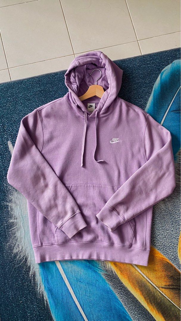Purple nike hoodie mens top