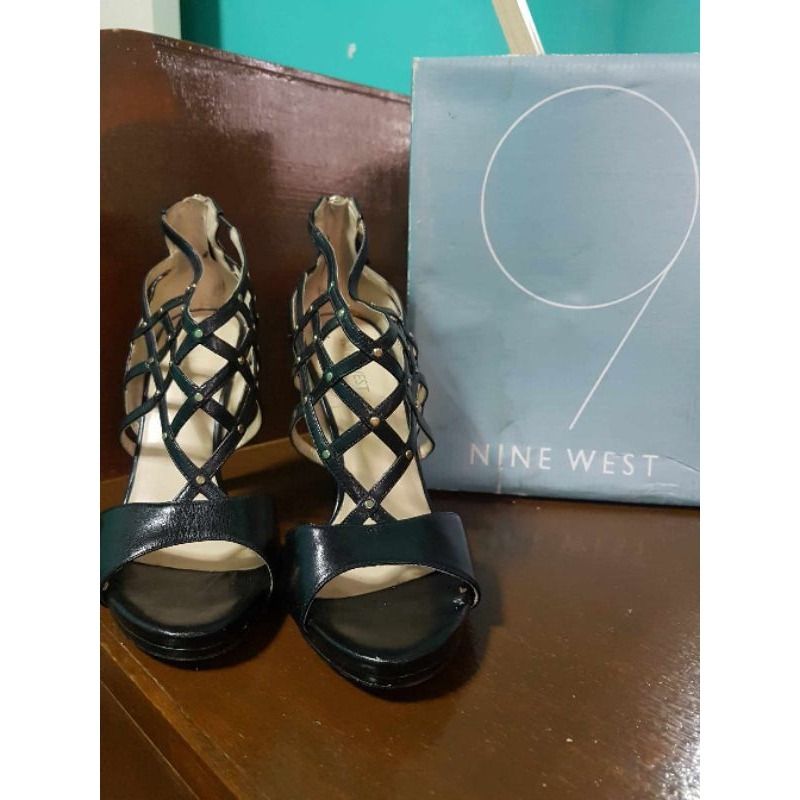 Nine west gladiator heels hot sale