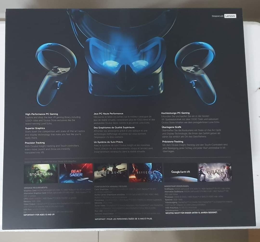 Oculus Rift S Video Gaming Gaming Accessories Virtual Reality