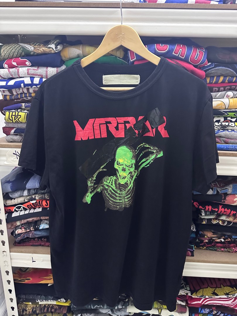 Off white deals mirror skull tee