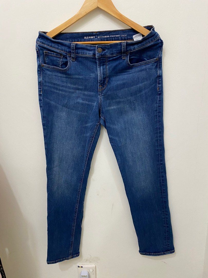 Old Navy ladies jeans boyfriend straight Women s Fashion Bottoms