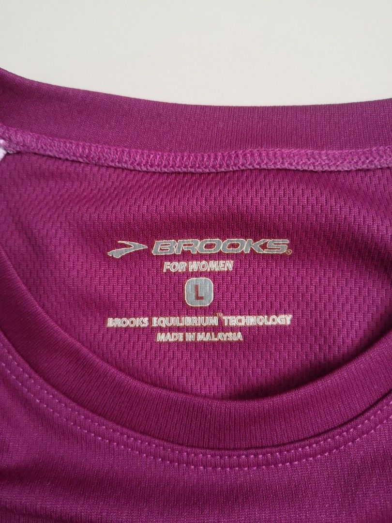 Original Brooks Running T shirt for Women Running Gym Workout T shirt Brooks Equilibrium Technology
