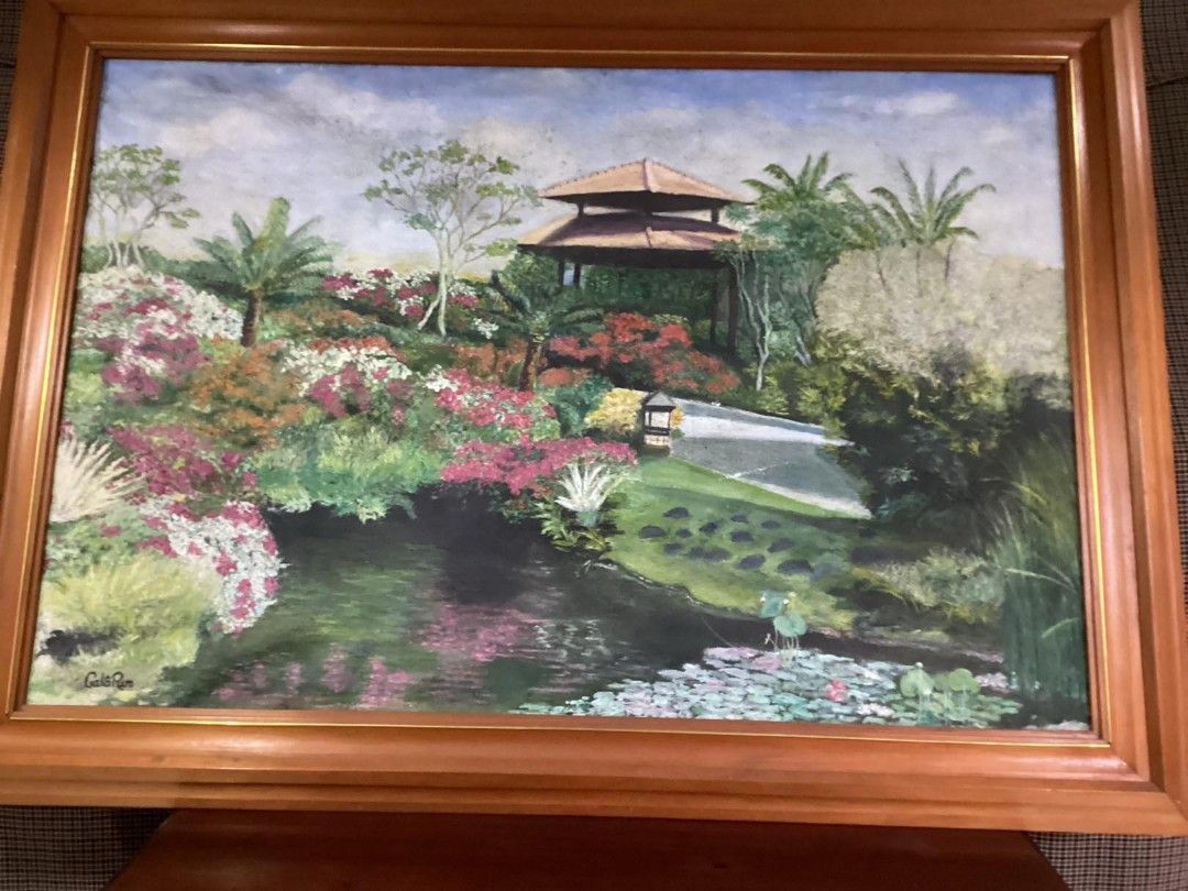 Painting for Sale (Category: Art & Prints) located in Quezon City. Submitted by cheapidfinds (Listing ID 1281642971, Image 1). Description: Painting Name: A Place of Refuge Artist: GaloRem Year: 2009 Size: 24" x 36" Details: * Oil on canvass price is negotible. PM for more details.