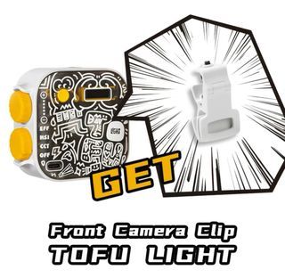 PHOTOOLEX TOFU Portable LED Camera Light Cellphone RGB Photography lighting 2500-9900K 2000mAh Pocke