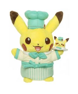 Peluche Limited Pokémon Cafe – Pikachu Chef Blu