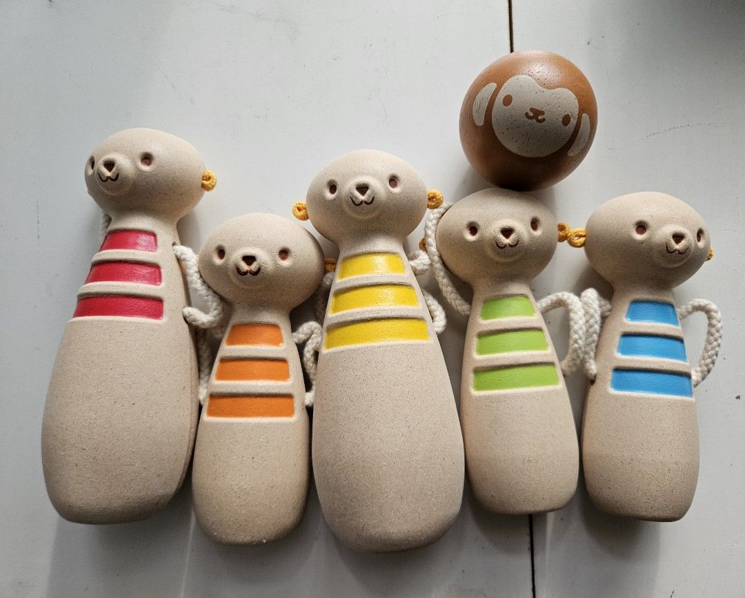Plan toys monkey bowling on sale