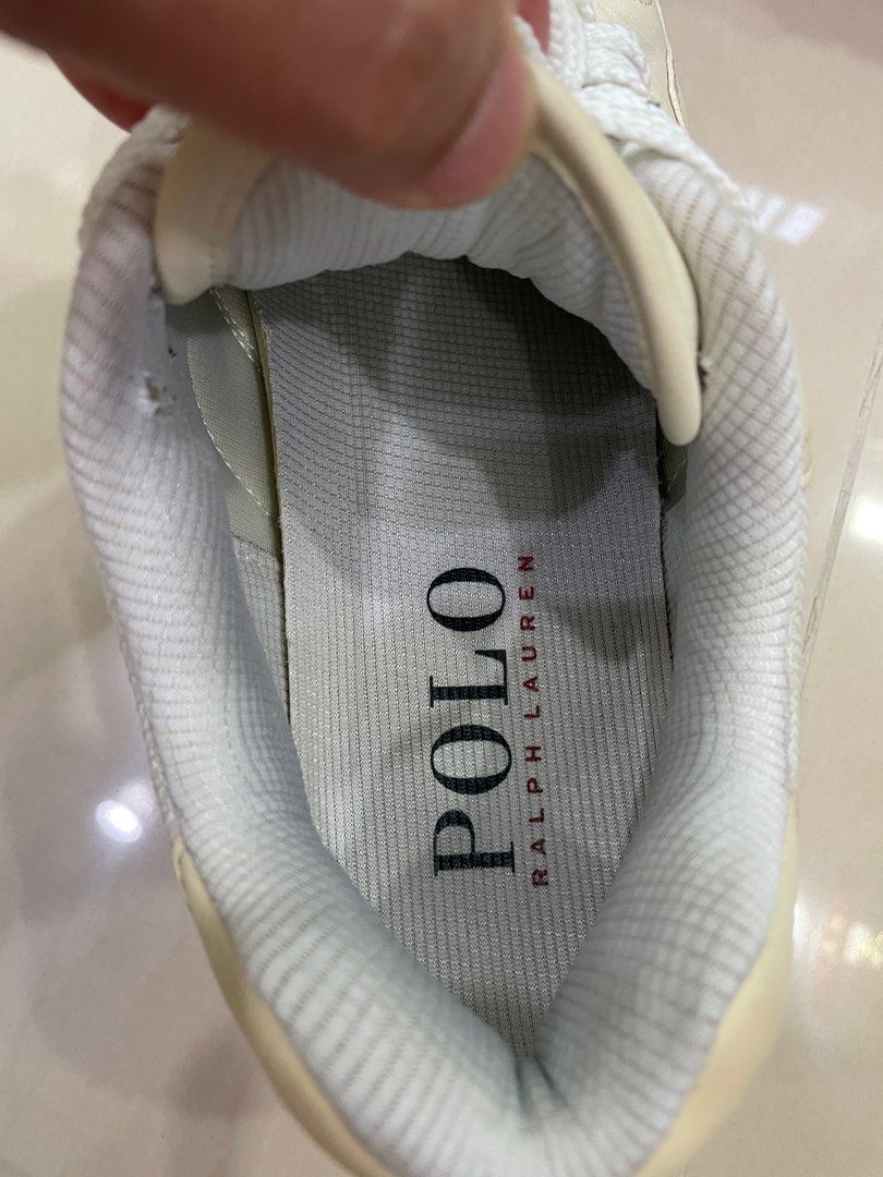 Ralph lauren off white shoes online
