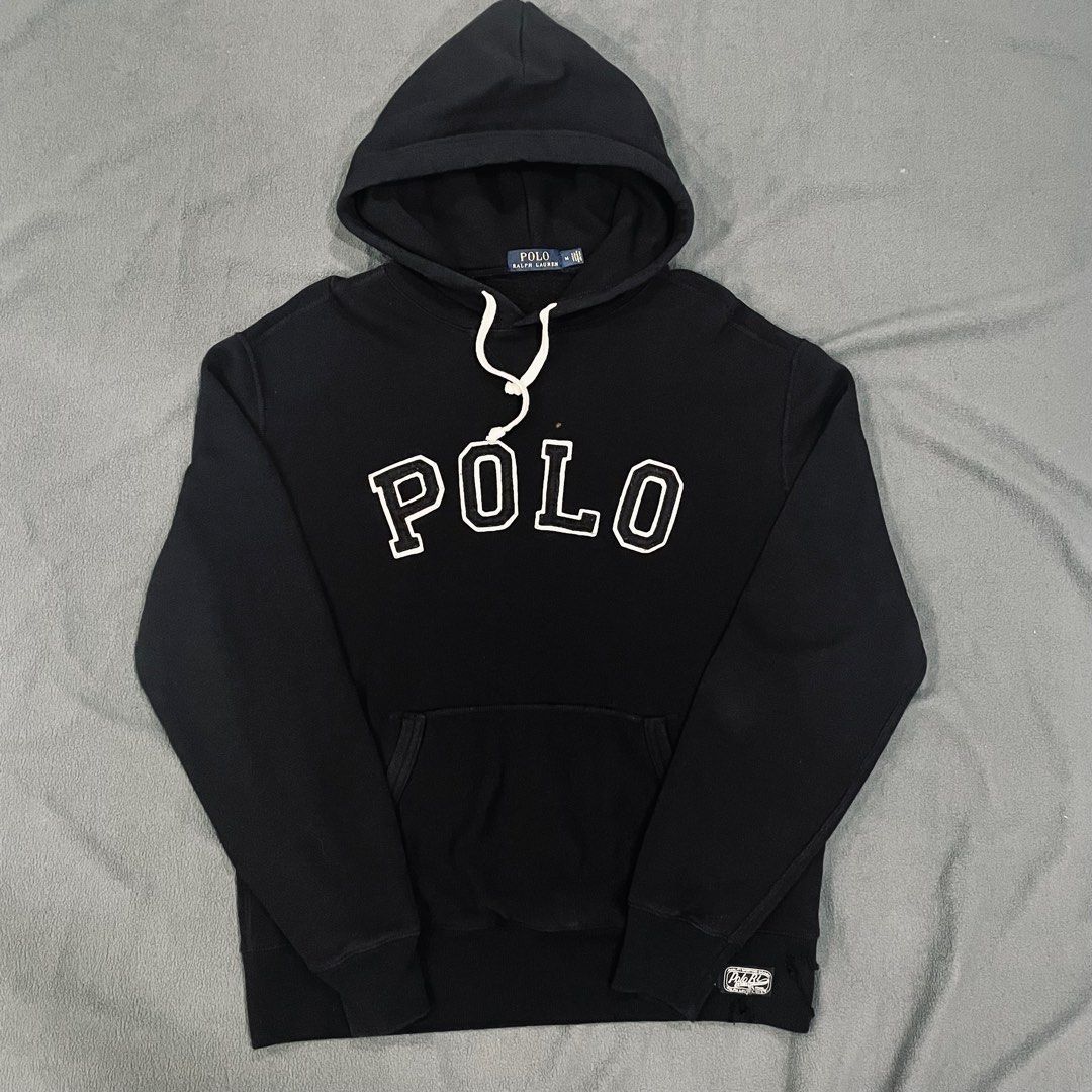 Polo clearance spellout hoodie