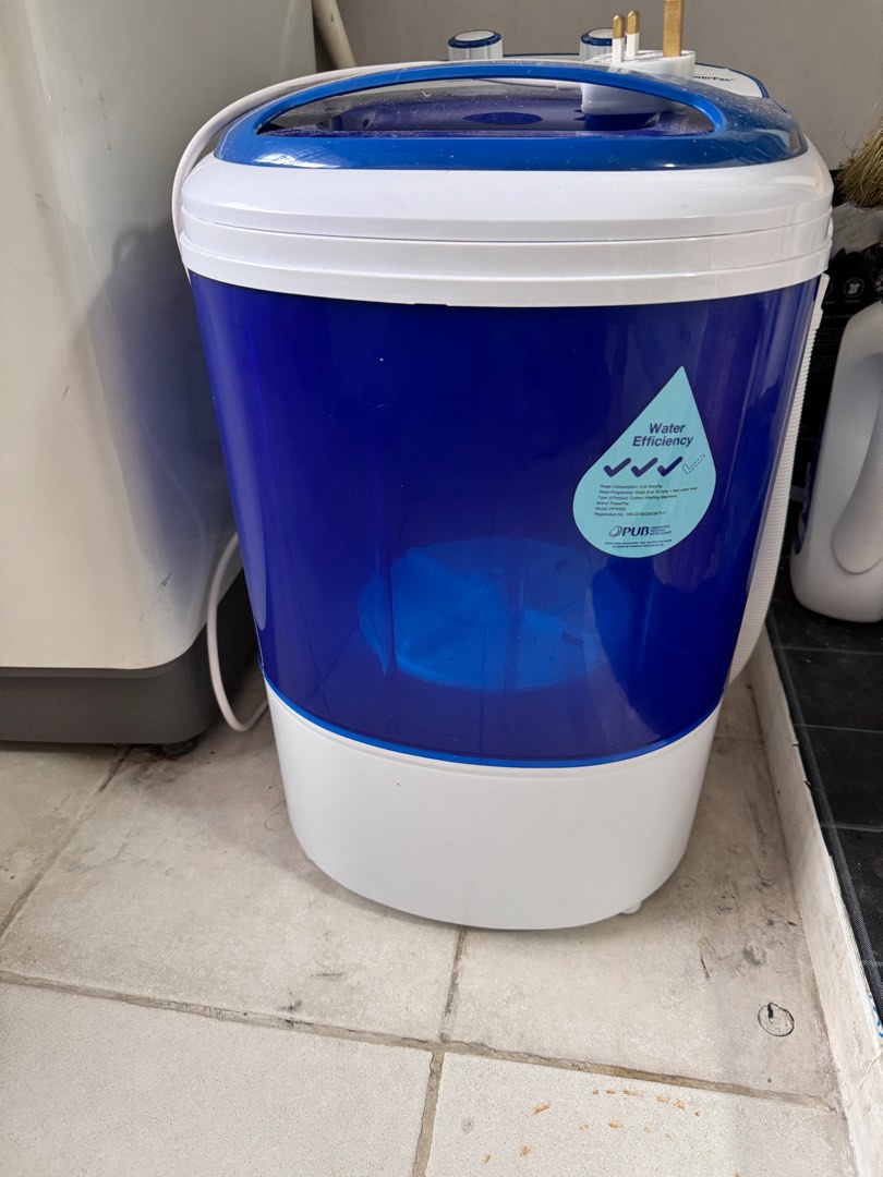 PowerPac Mini Washing Machine 2 in 1 15 Mins Fast Laundry (PPW820), TV