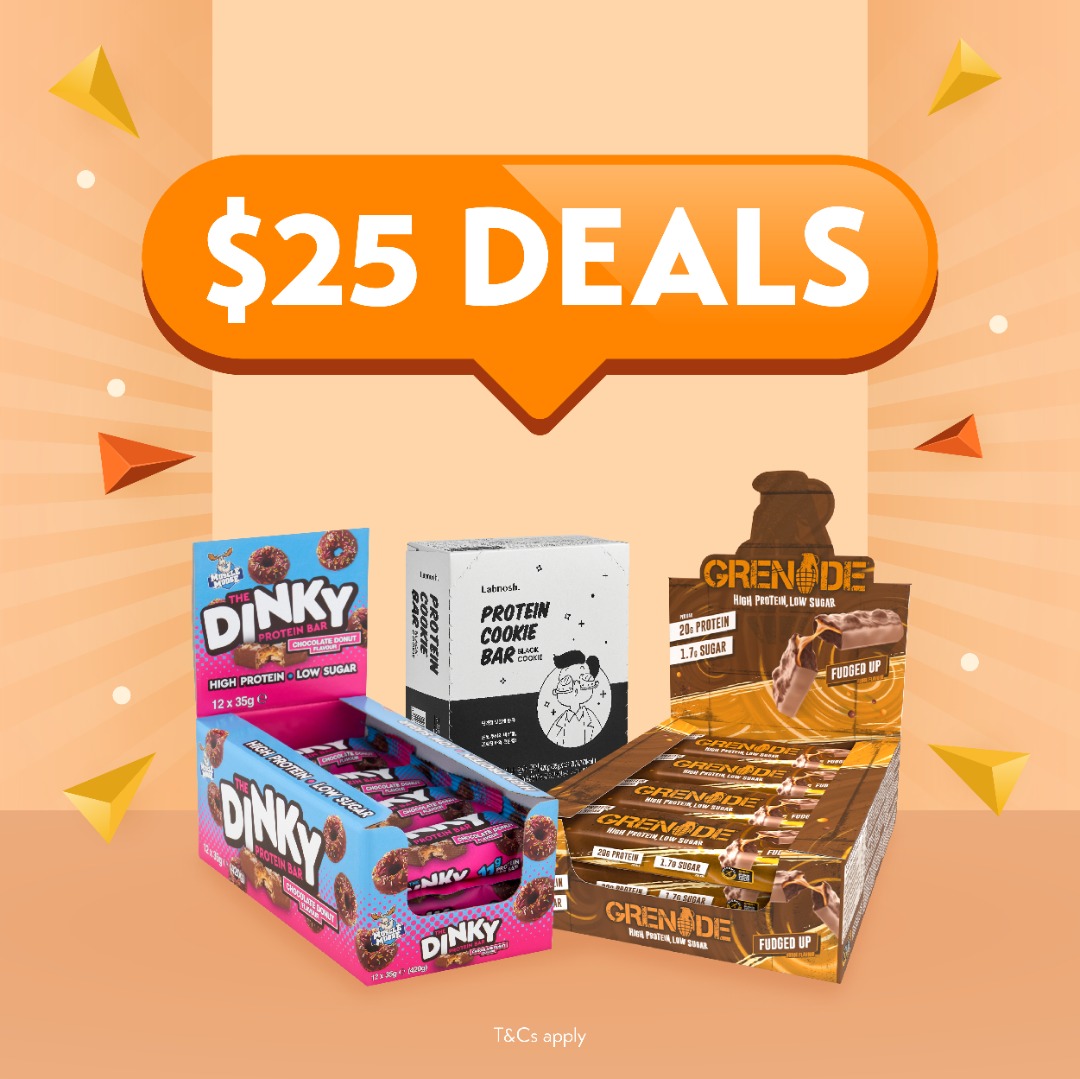 Protein Bar 25 DEALS (Grenade, Labnosh, Muscle Moose), Health
