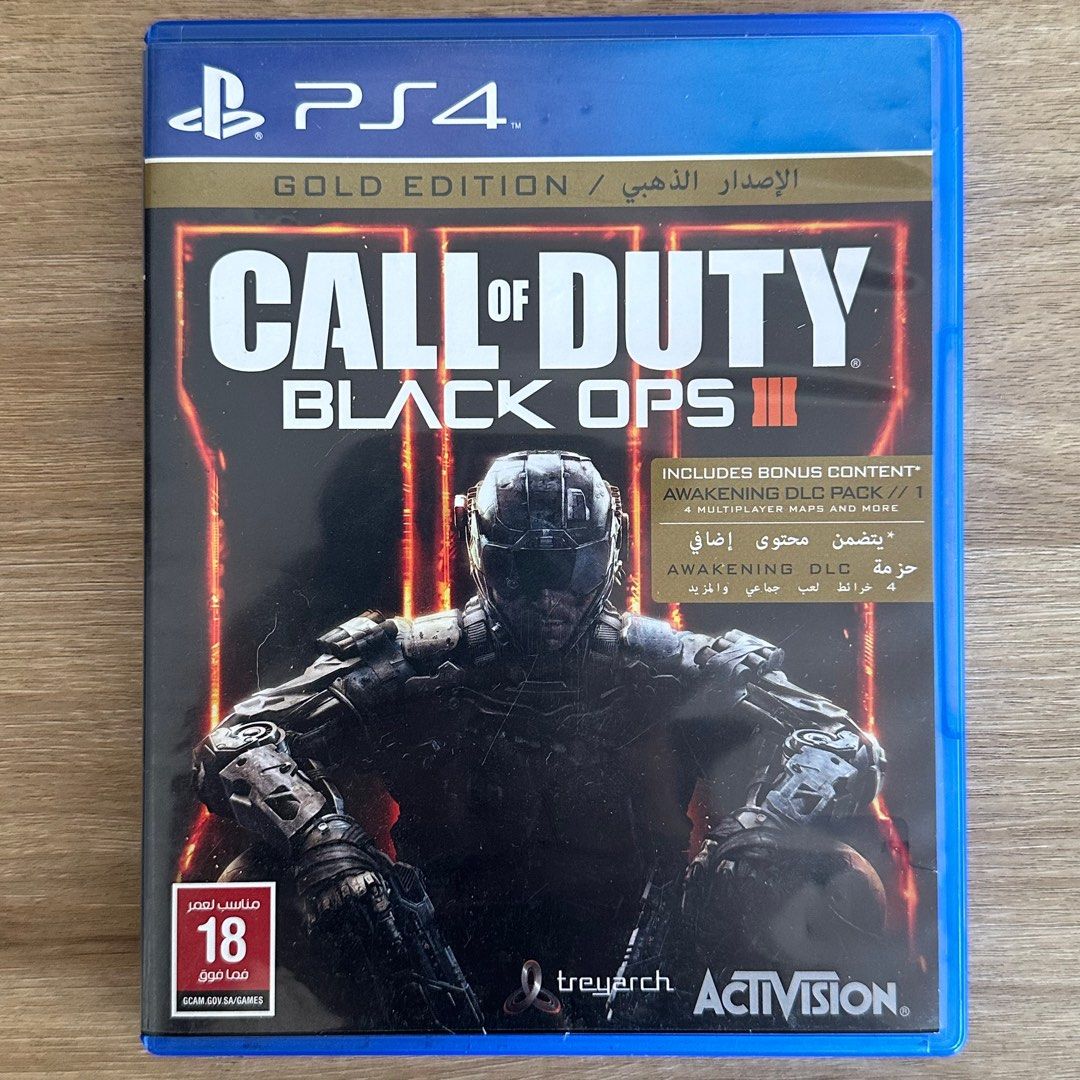 PS4 Call of Duty COD Black Ops 3 Video Gaming Video Games