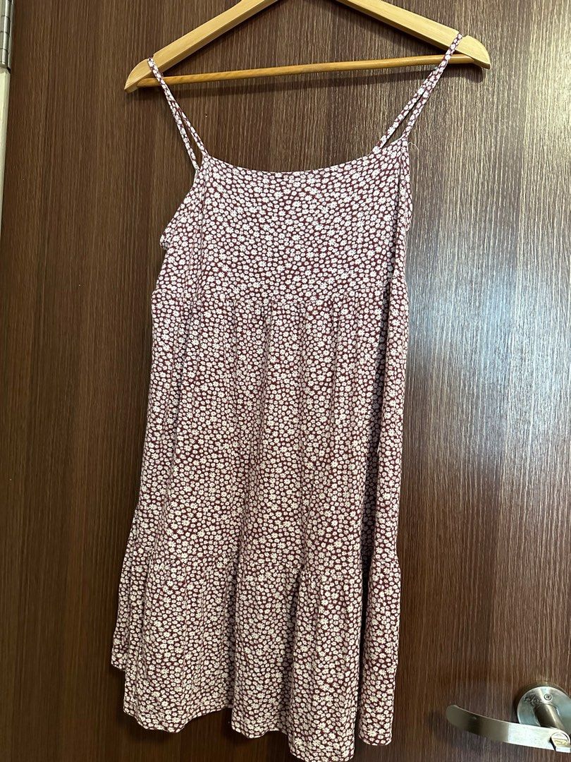 Pull Bear purple floral dress Women s Fashion Dresses Sets