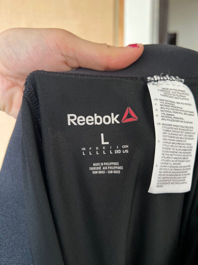 Reebok 3 4 Speedwick L Men s Fashion Activewear on Carousell