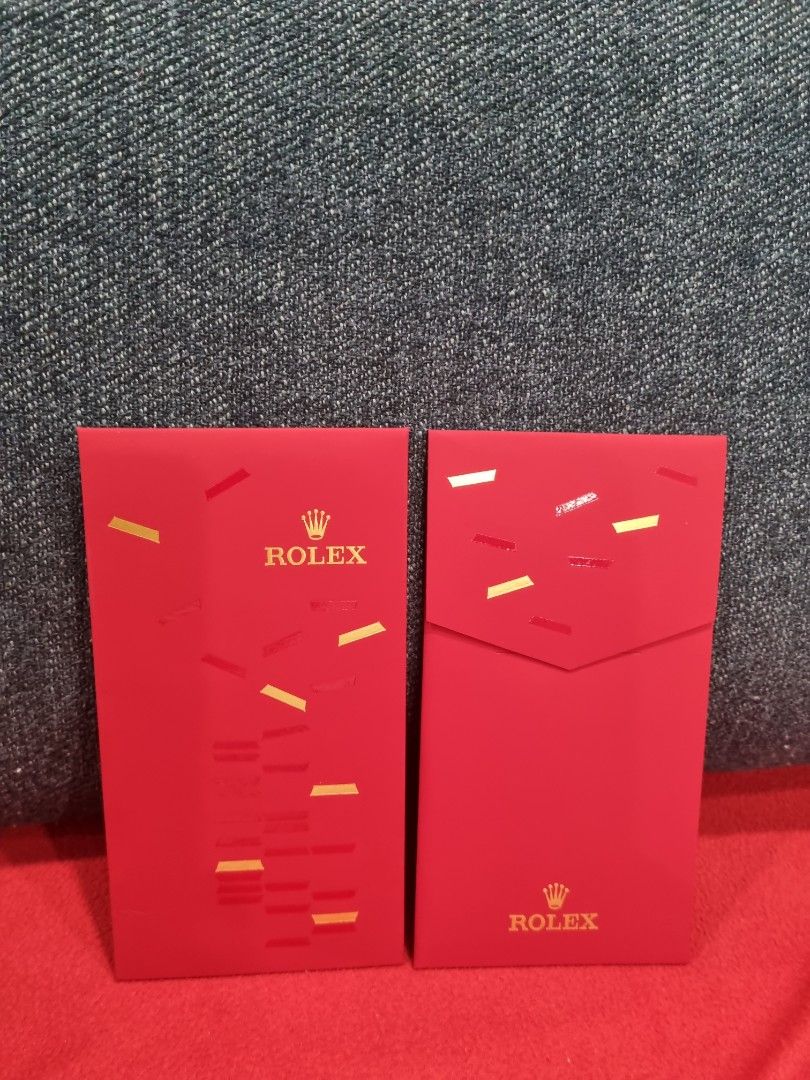 Red shop rolex box