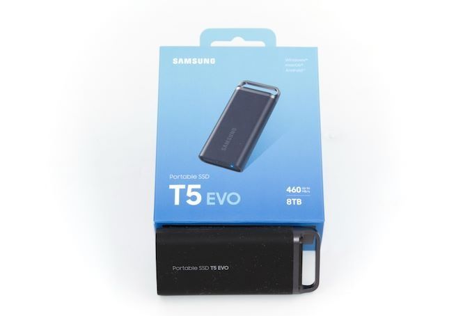 SAMSUNG T5 EVO Disque SSD portable 8 To, disque SSD externe USB
