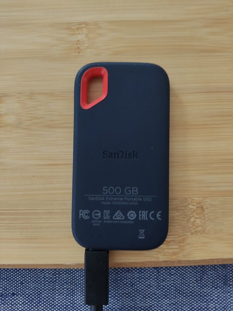 Sandisk extreme portable ssd e60 500gb hot sale