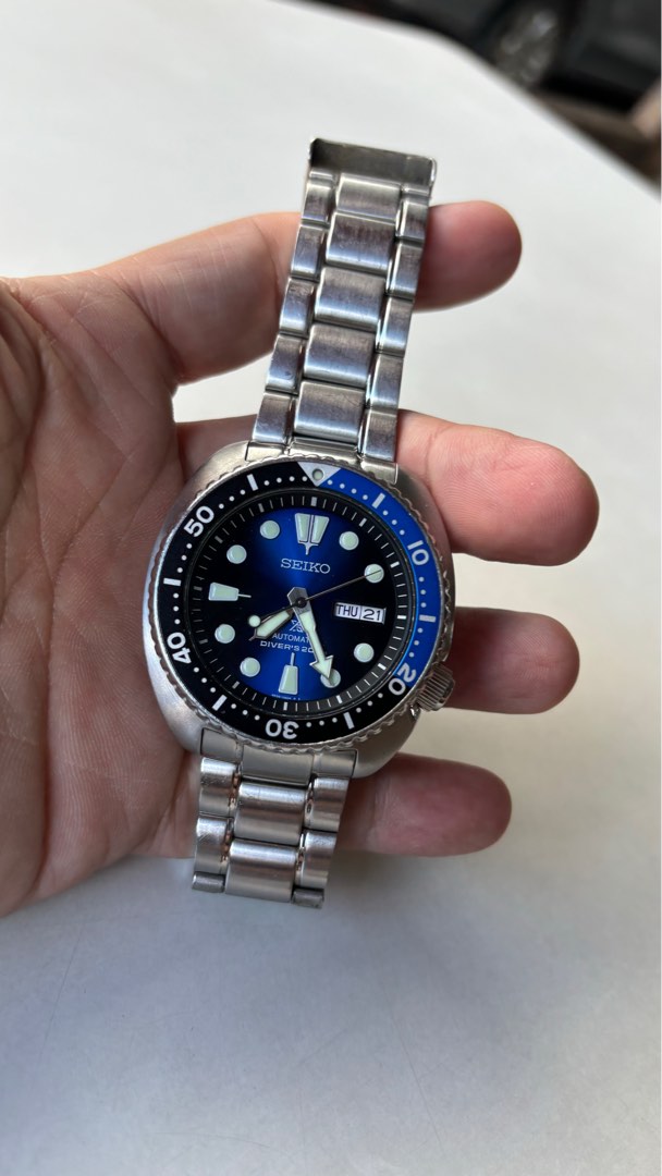 Seiko turtle sale deep blue