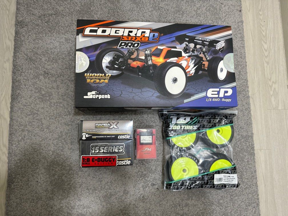 Serpent Cobra SRX8e 1 8 pro kit 4wd buggy Hobbies Toys Toys