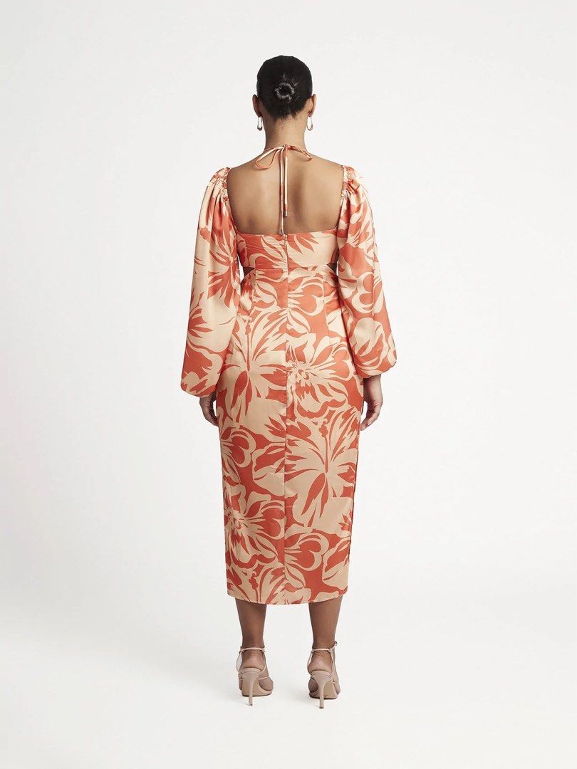 Floral cuban dress hotsell