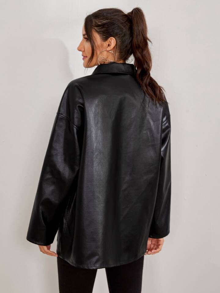 Shein biker jacket store