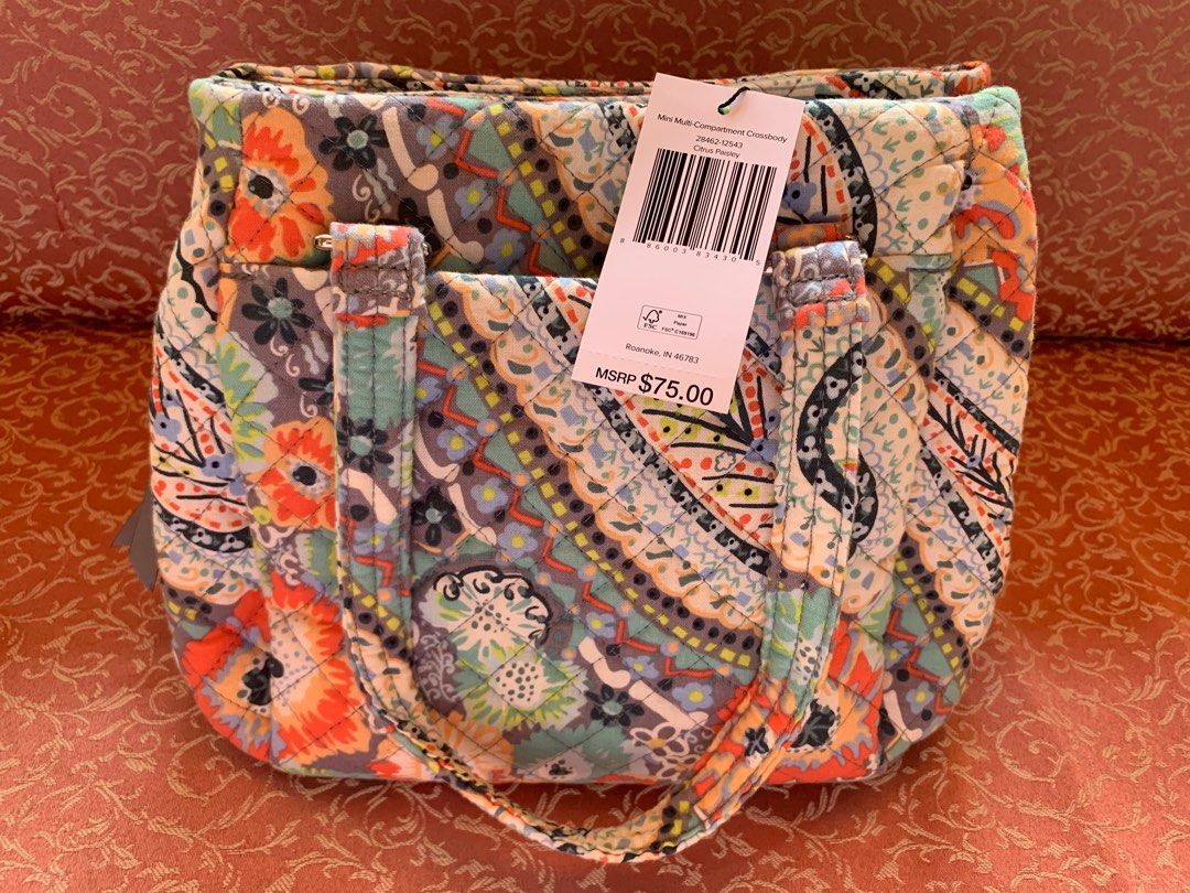 Vera bradley mini multi compartment crossbody deals
