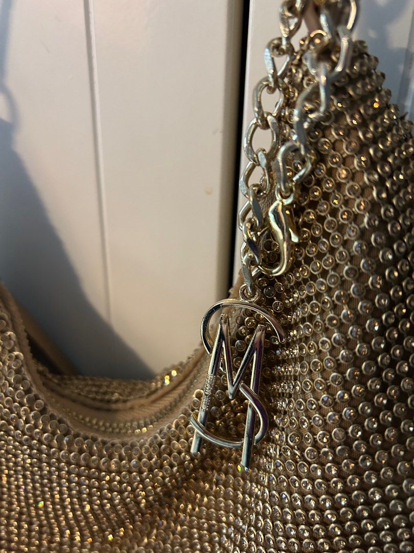 Steve Madden gold glitter handbag Women s Fashion Bags Wallets