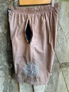 stone island metallic nylon shorts size 30-36