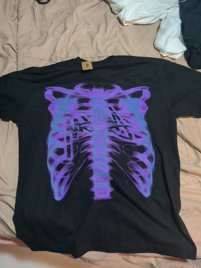 Stussy Rib Cage LS Tshirt, Men's Fashion, Tops & Sets, Tshirts