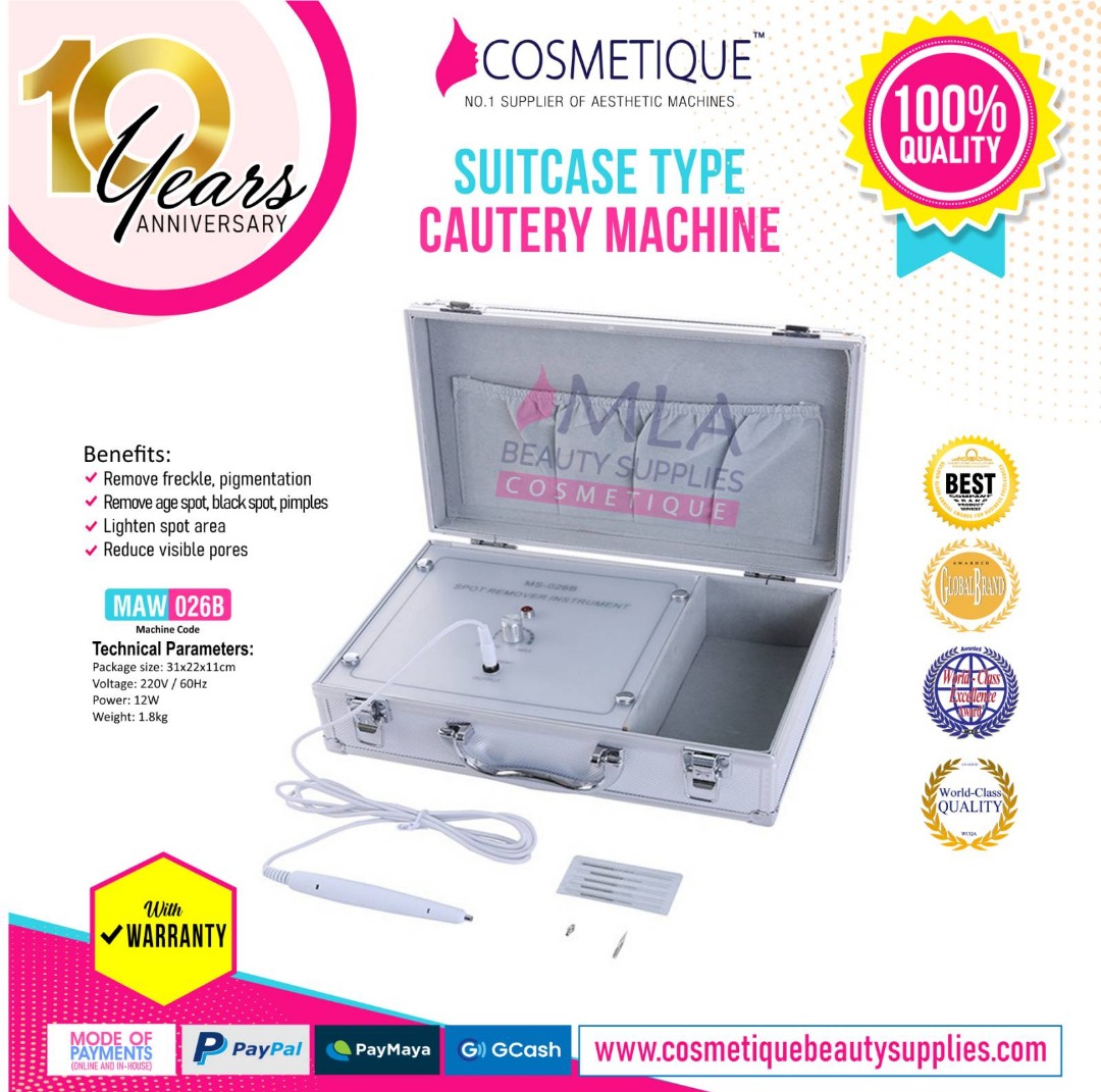 Suitcase Type Cautery Machine with Warranty, Beauty & Personal Care ...
