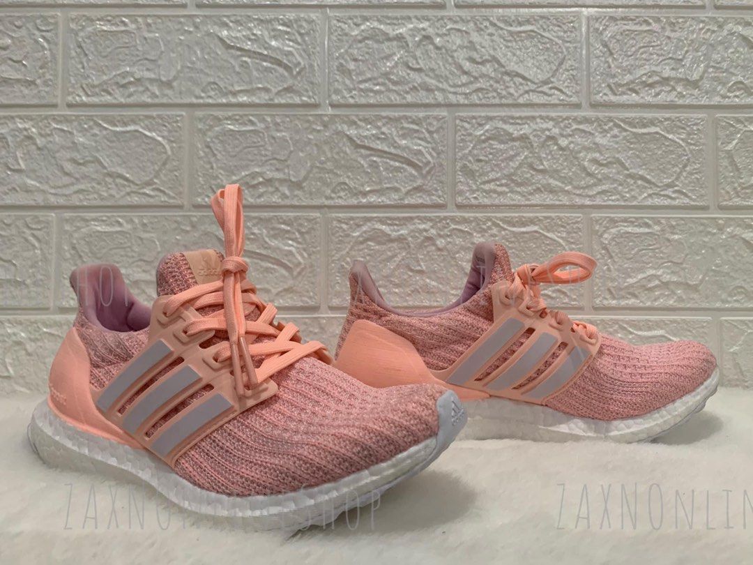 SUPER RUSH 1.8K Only Authentic Adidas Ultra Boost 4.0 True Pink Women s Fashion Footwear Sneakers on Carousell